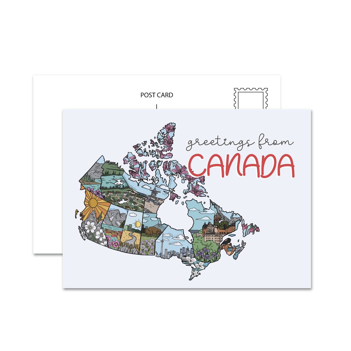 Jaybee Design - Greetings From Canada Postcard