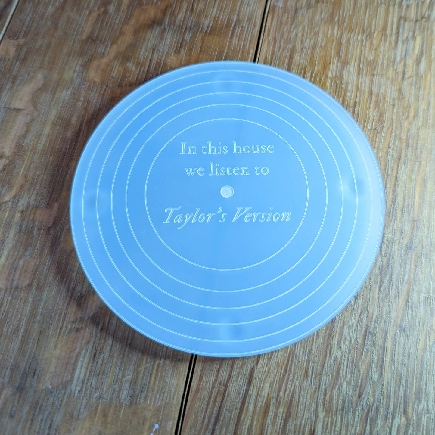 Crawford Custom Engraving - Taylor Swift Albums Acrylic Coaster Set, Gifts for Swifties: 1989