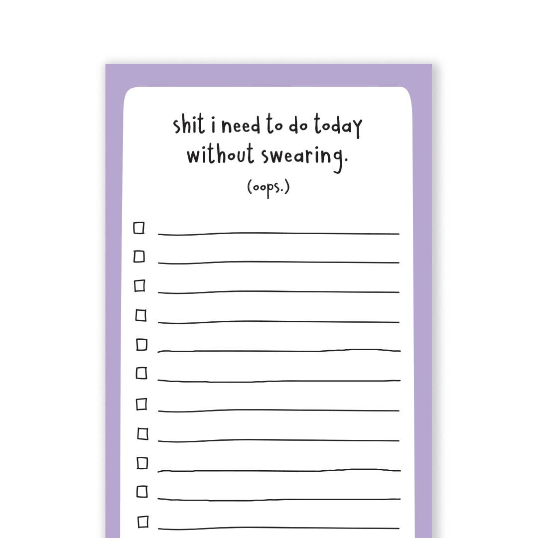 carolyndraws - Without Swearing Notepad