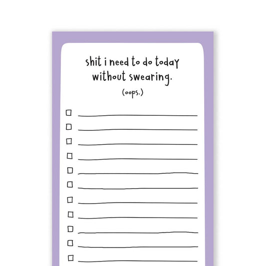 carolyndraws - Without Swearing Notepad