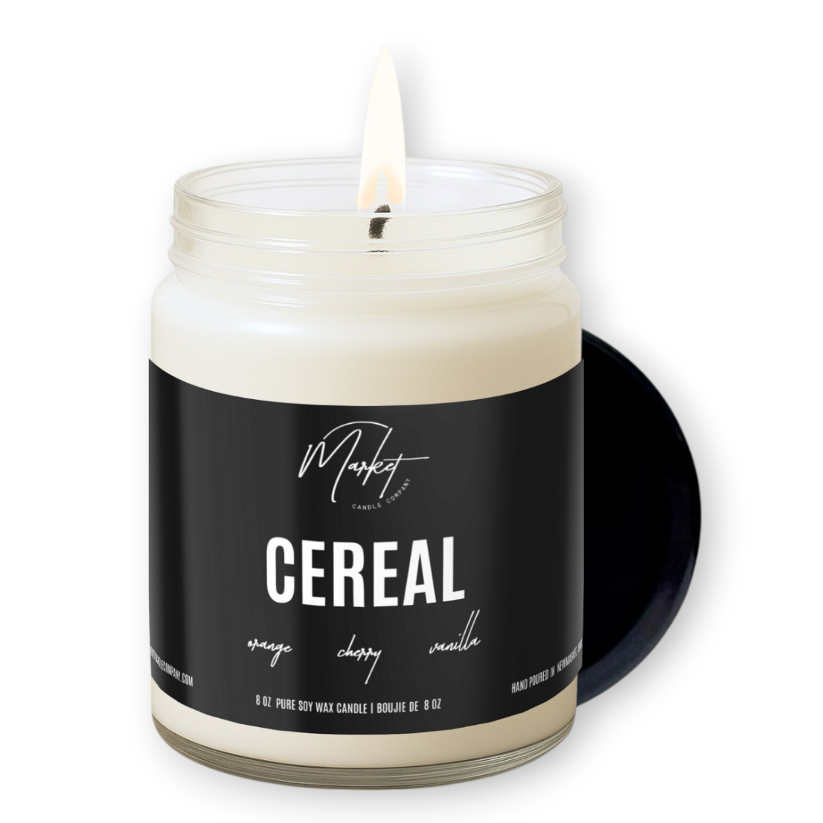 Market Candle Company - CEREAL SOY WAX CANDLE: 8 oz Single Wick