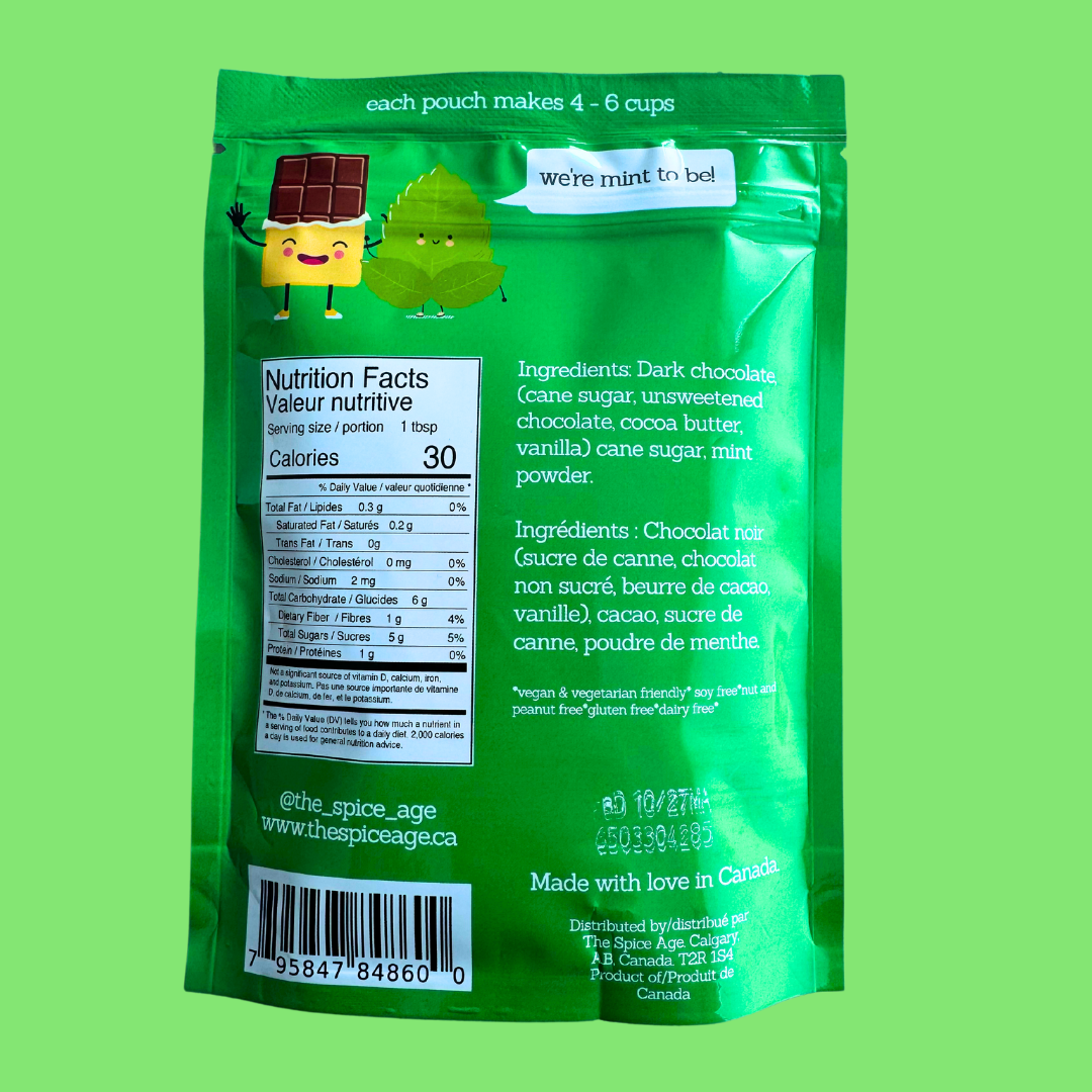 The Spice Age - Peppermint Hot Chocolate with Real Chocolate Chunks