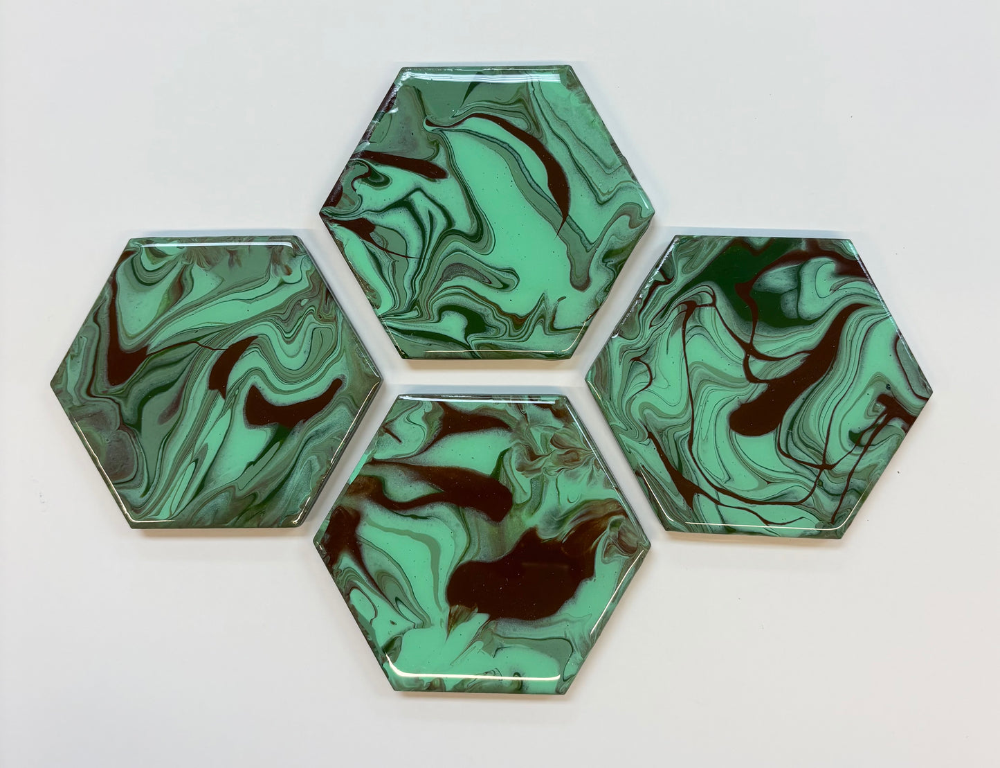 Artsy and Arthritic - Hand painted coasters
