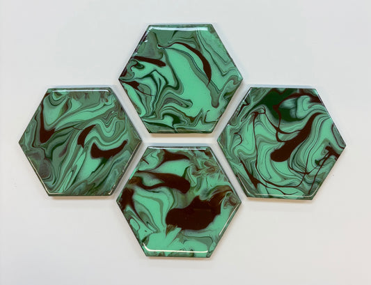 Artsy and Arthritic - Hand painted coasters