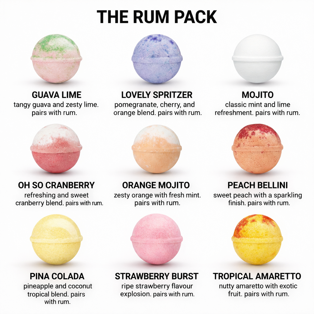 Cocktail Bomb Shop - RUM PACK: 9 Cocktail Bombs