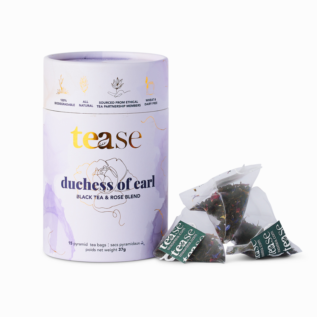 Tease | Wellness Tea Blends + Accessories - Duchess of Earl | Creamy Earl Grey Black Tea For Energy