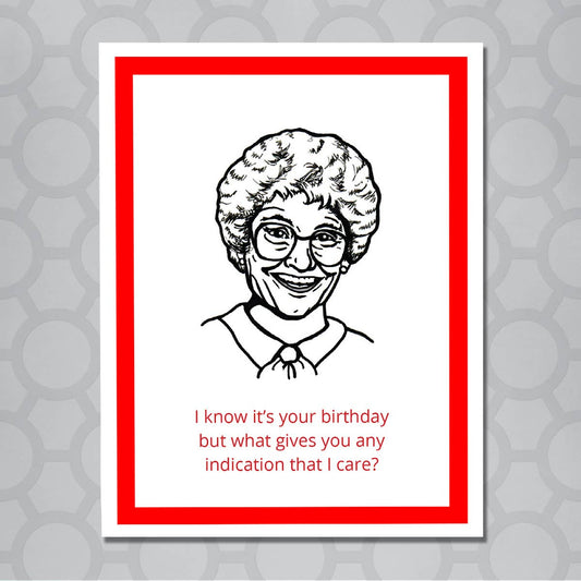 Design Corner - Golden Girls Sophia Birthday Card
