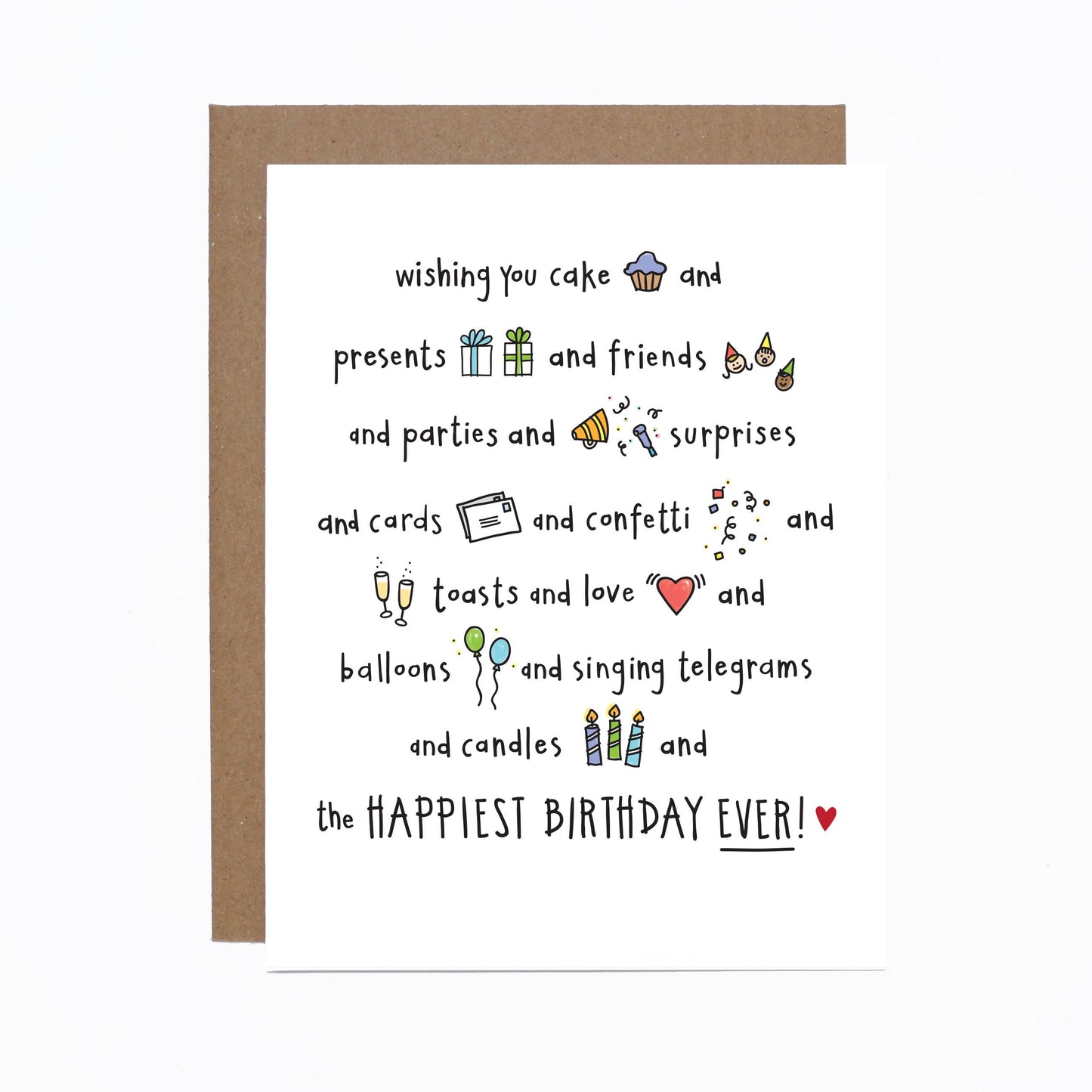carolyndraws - Happiest Birthday Card