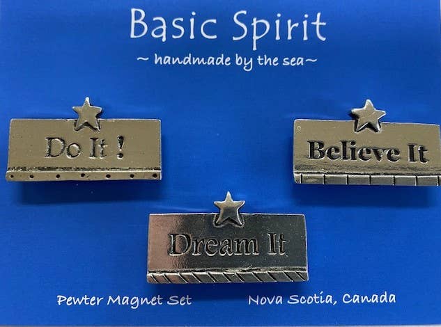 Basic Spirit - Dream It (3 Words) Med. Magnet Set (Boxed)