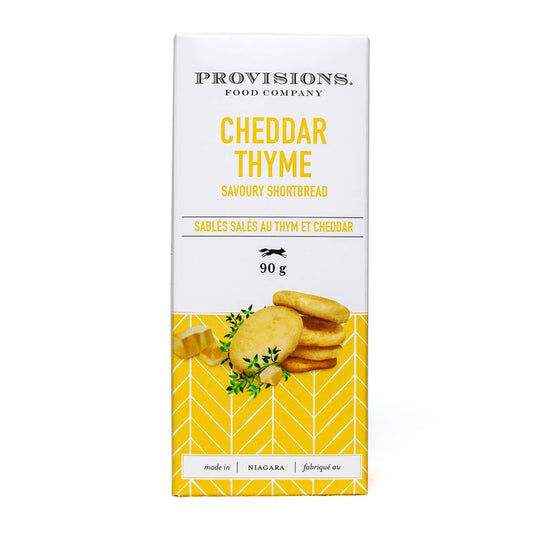 Provisions Food Company - Cheddar Thyme Shortbread: 90 g