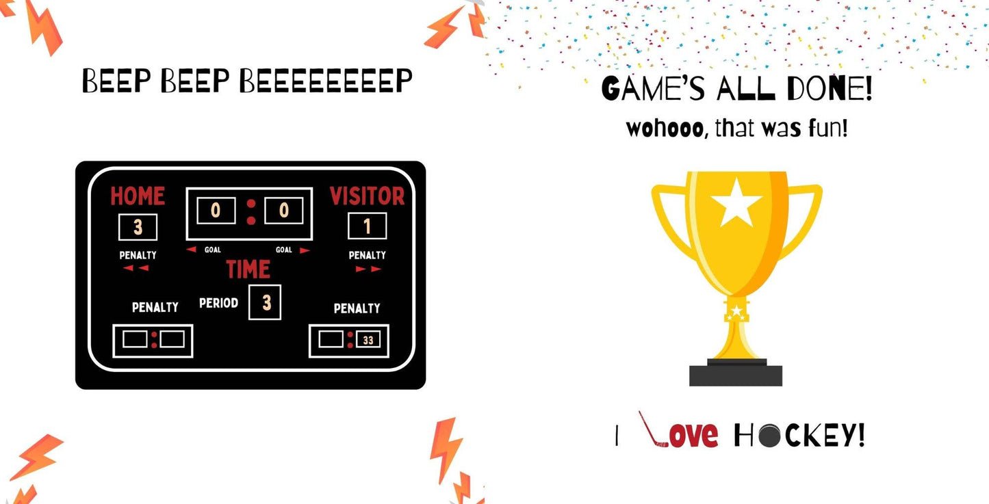 Doodle Paw Press - Hello Hockey- Baby's First Hockey Book