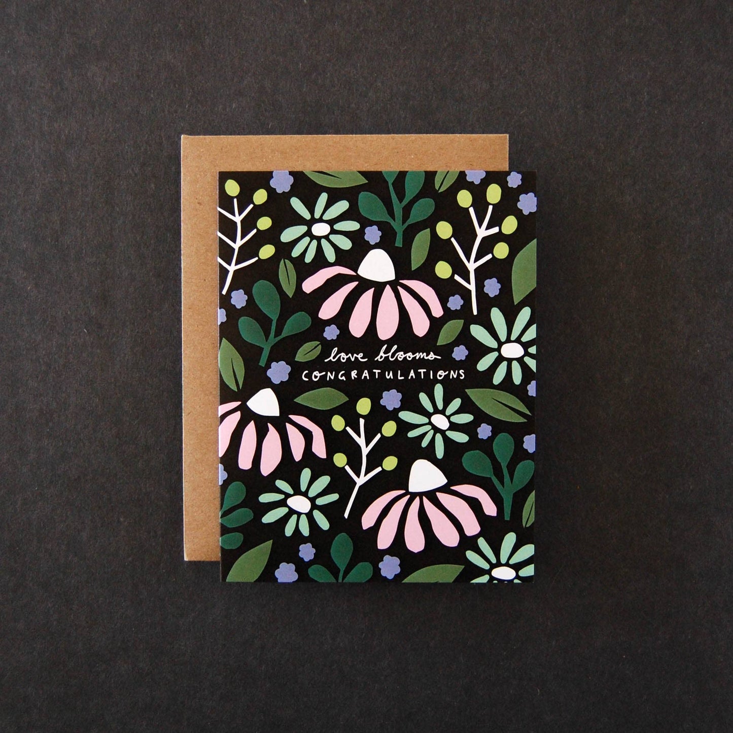 Badger & Burke - Love Blooms - Wedding Card