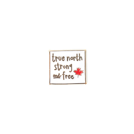 carolyndraws - True North Strong and Free Enamel Pin
