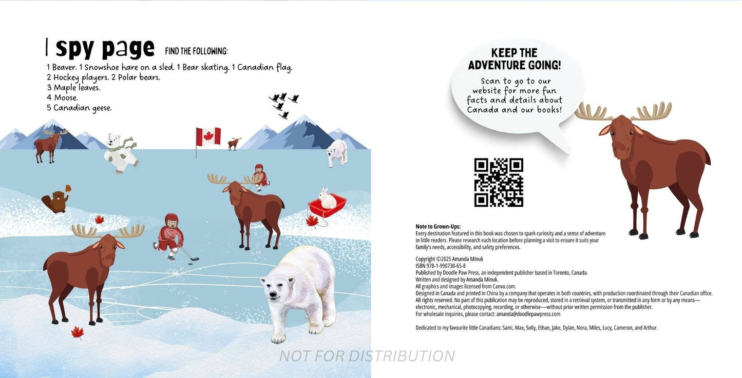 Doodle Paw Press - The Most Canadian Baby Book Ever Eh! Cute Canada Baby Book