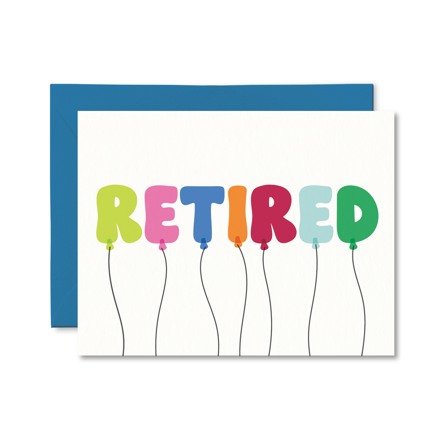 Pretty by Her - Retired Balloons Retirement Card