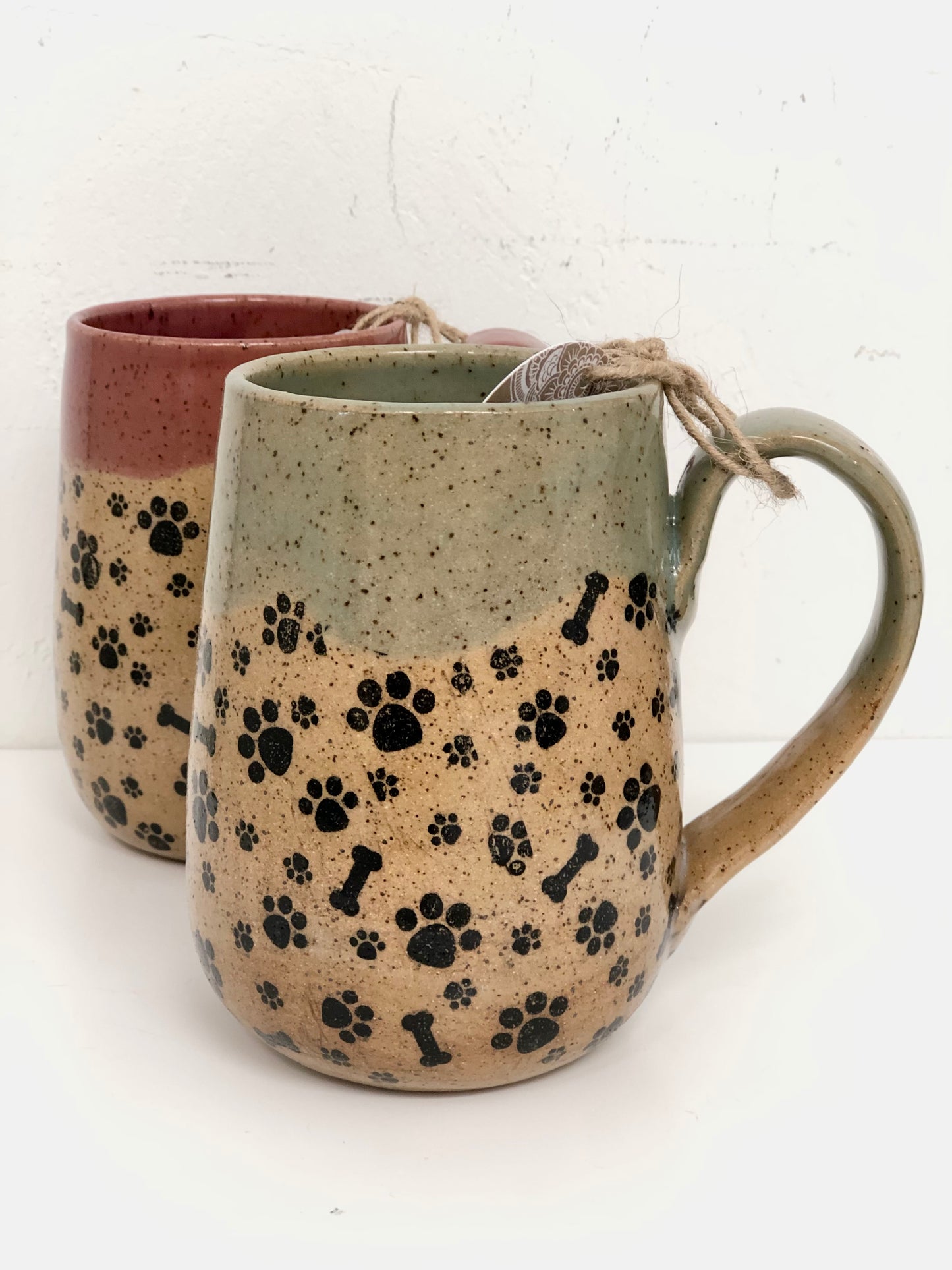 Stoney Ridge Pottery - Dog, Cat & Bird mugs