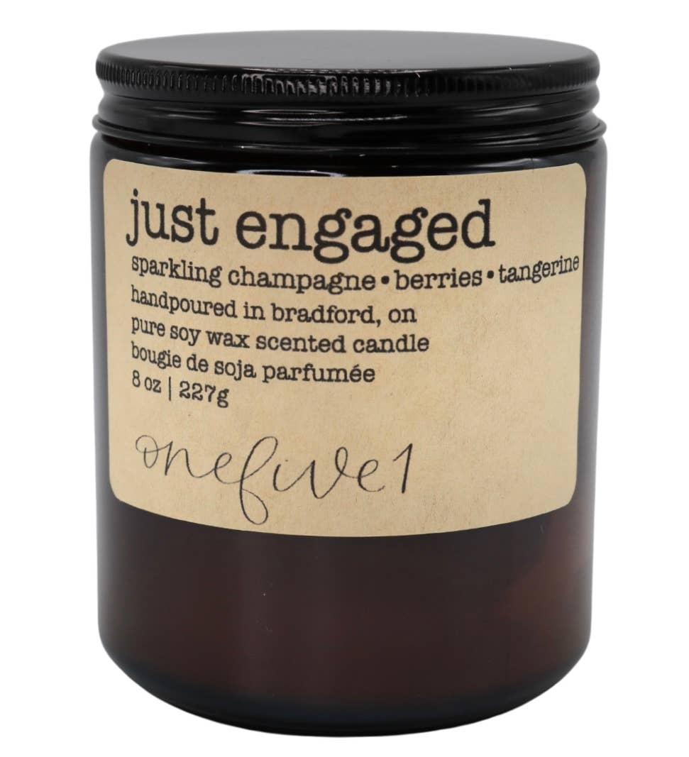 onefive1 - Just engaged -soy wax candle: Booked and busy