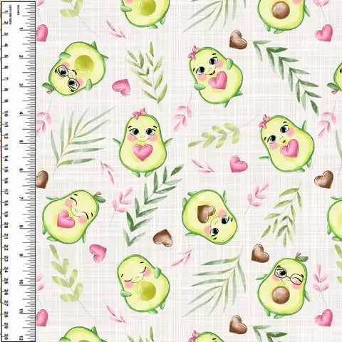Busy Little Stitches - Avocado Cuties Toddler Blanket