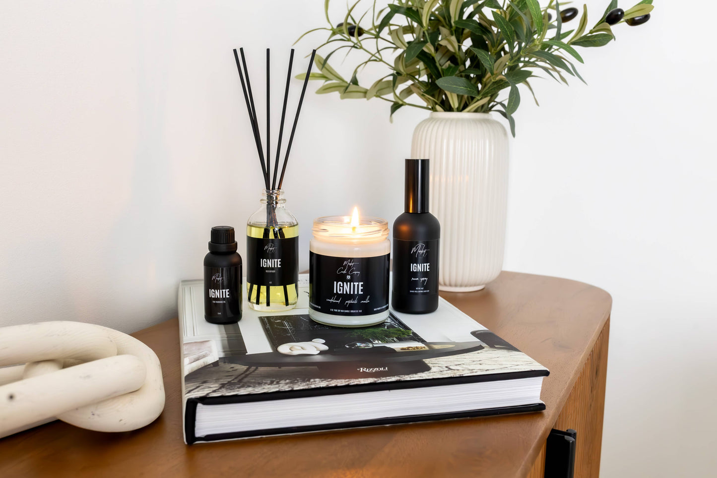 Market Candle Company - IGNITE DIFFUSER REEDS: STANDARD LABEL