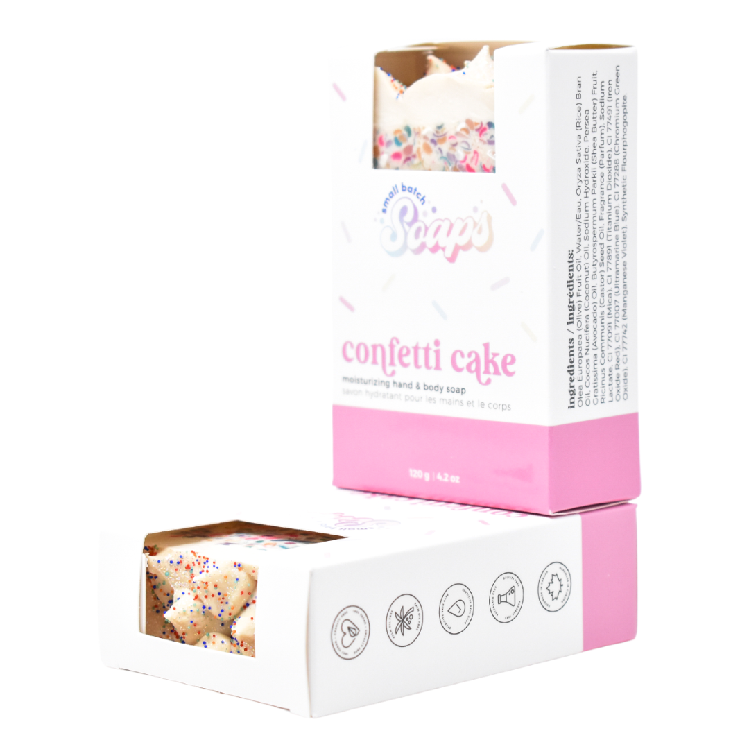 Small Batch Soaps - Confetti Cake Bar Soap