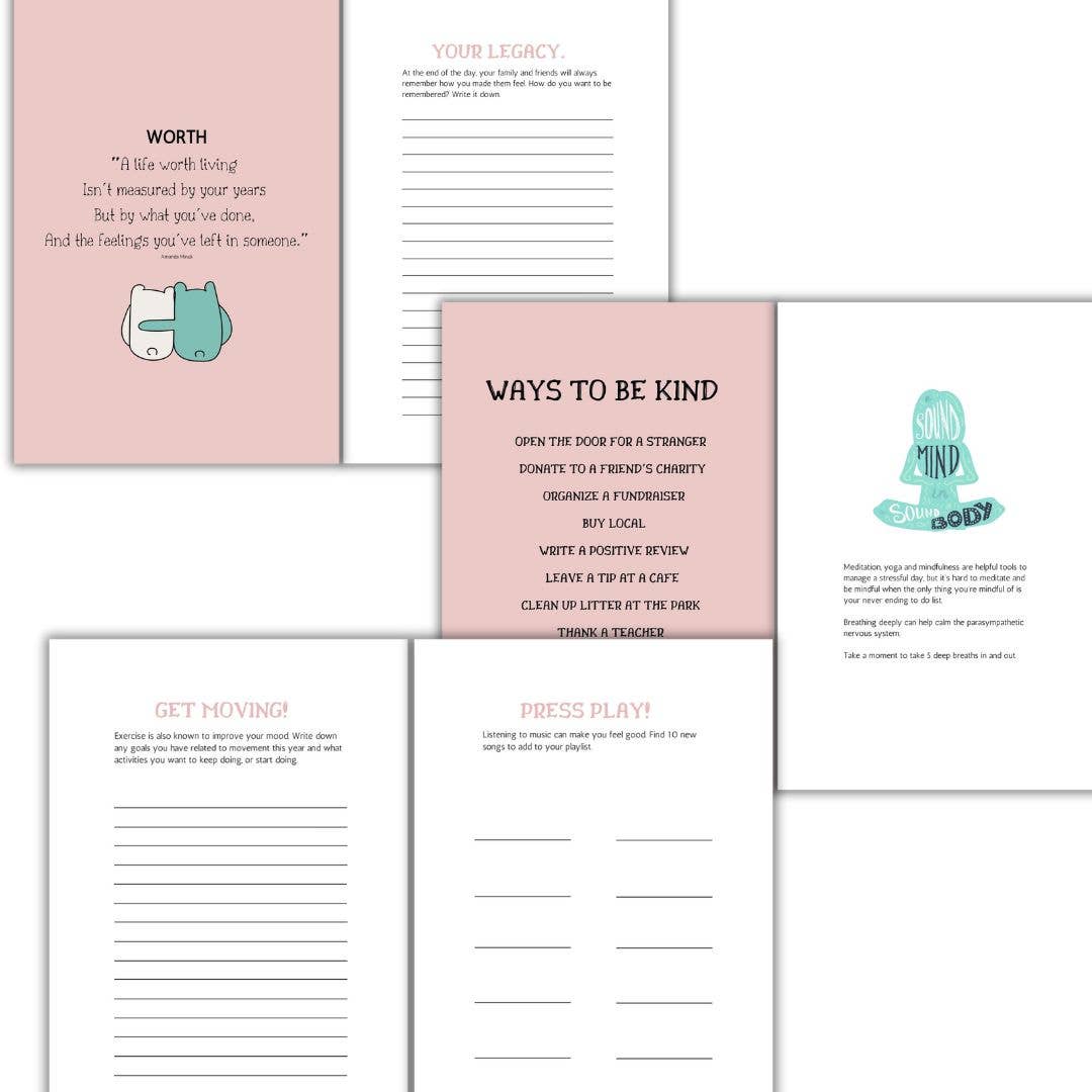Doodle Paw Press - Gratitude Journal for Moms