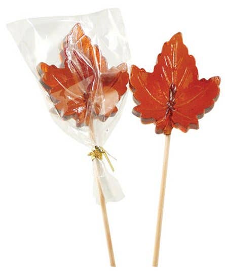 Voisin’s Maple Products - Maple Leaf Lollipop (round)