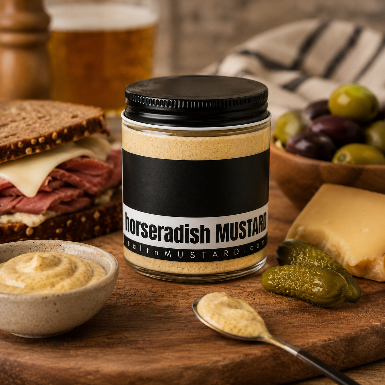 salt + MUSTARD - Horseradish MUSTARD