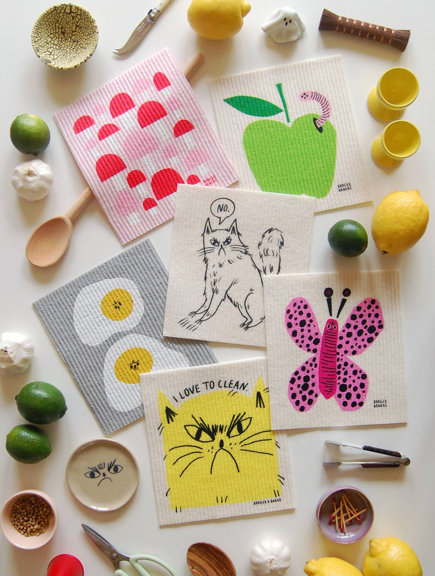 Badger & Burke - Egg Sponge Cloth / Reusable Paper Towel