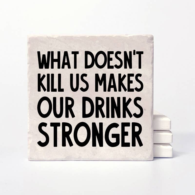 Versatile Coasters Canada - Drink Quotes: 4"x4"
