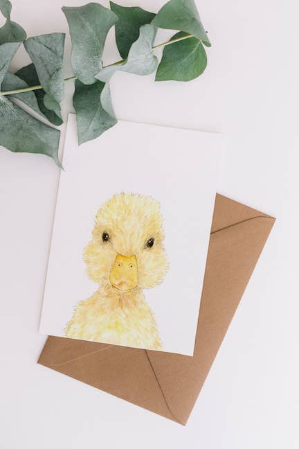 WLDFLWR Studio -  Duck Blank Greeting Card