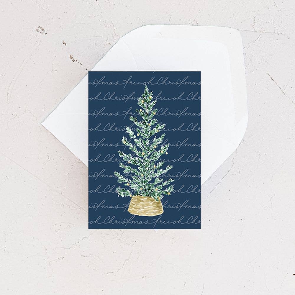 Almeida Illustrations - Mini Card - Oh Christmas Tree Enclosure Card