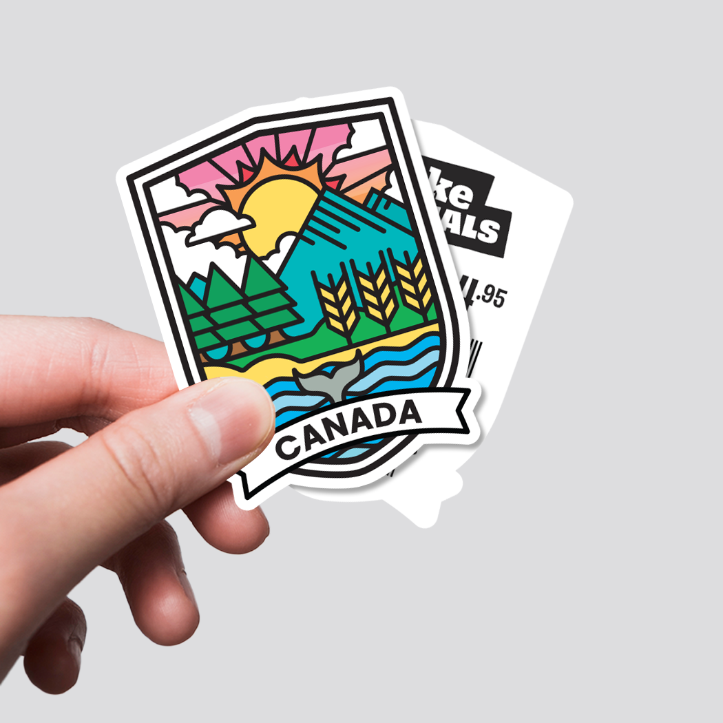 MAKE Vancouver - MAKE Original - Canada Crest Marcus Hynes - Sticker