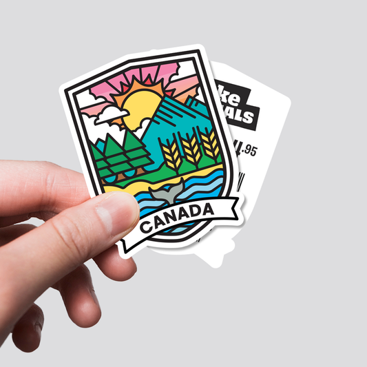 MAKE Vancouver - MAKE Original - Canada Crest Marcus Hynes - Sticker