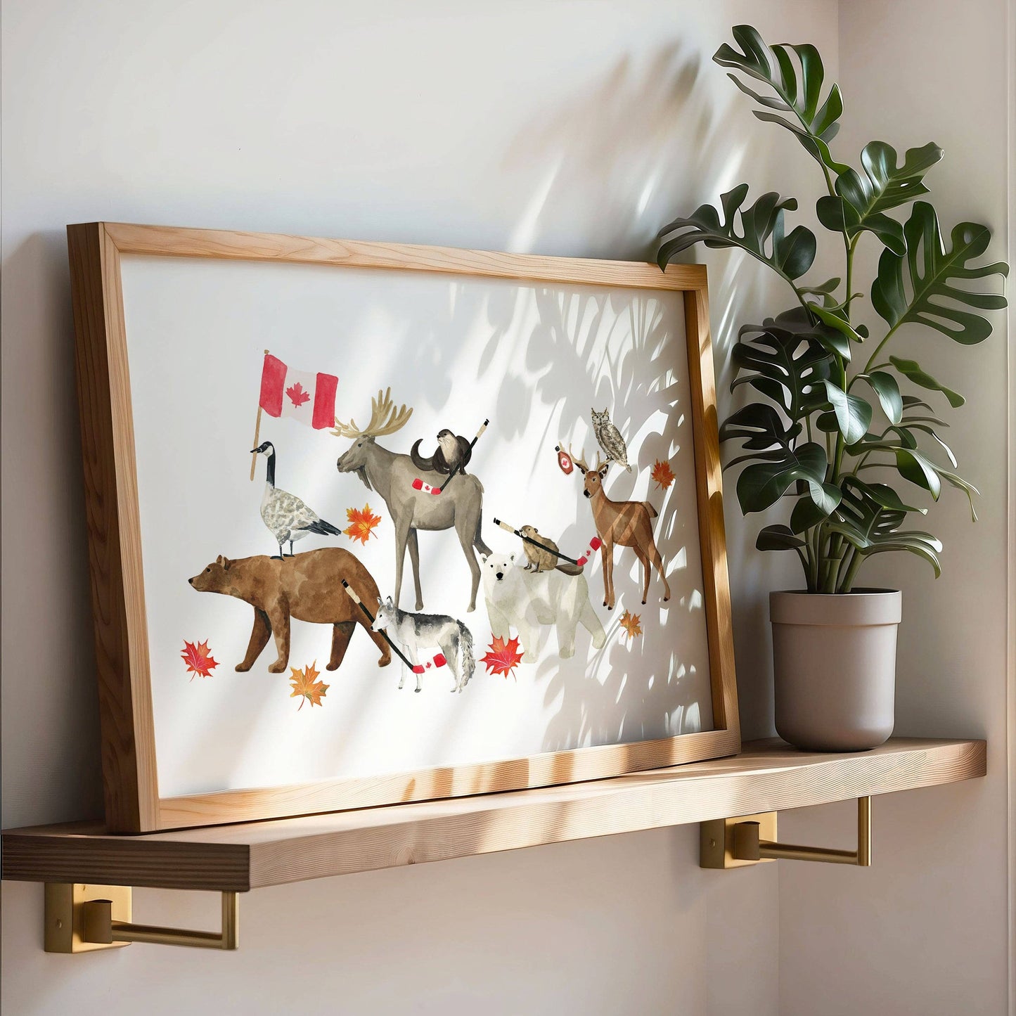 Almeida Illustrations - Team Canada Art Print: 8 x 10