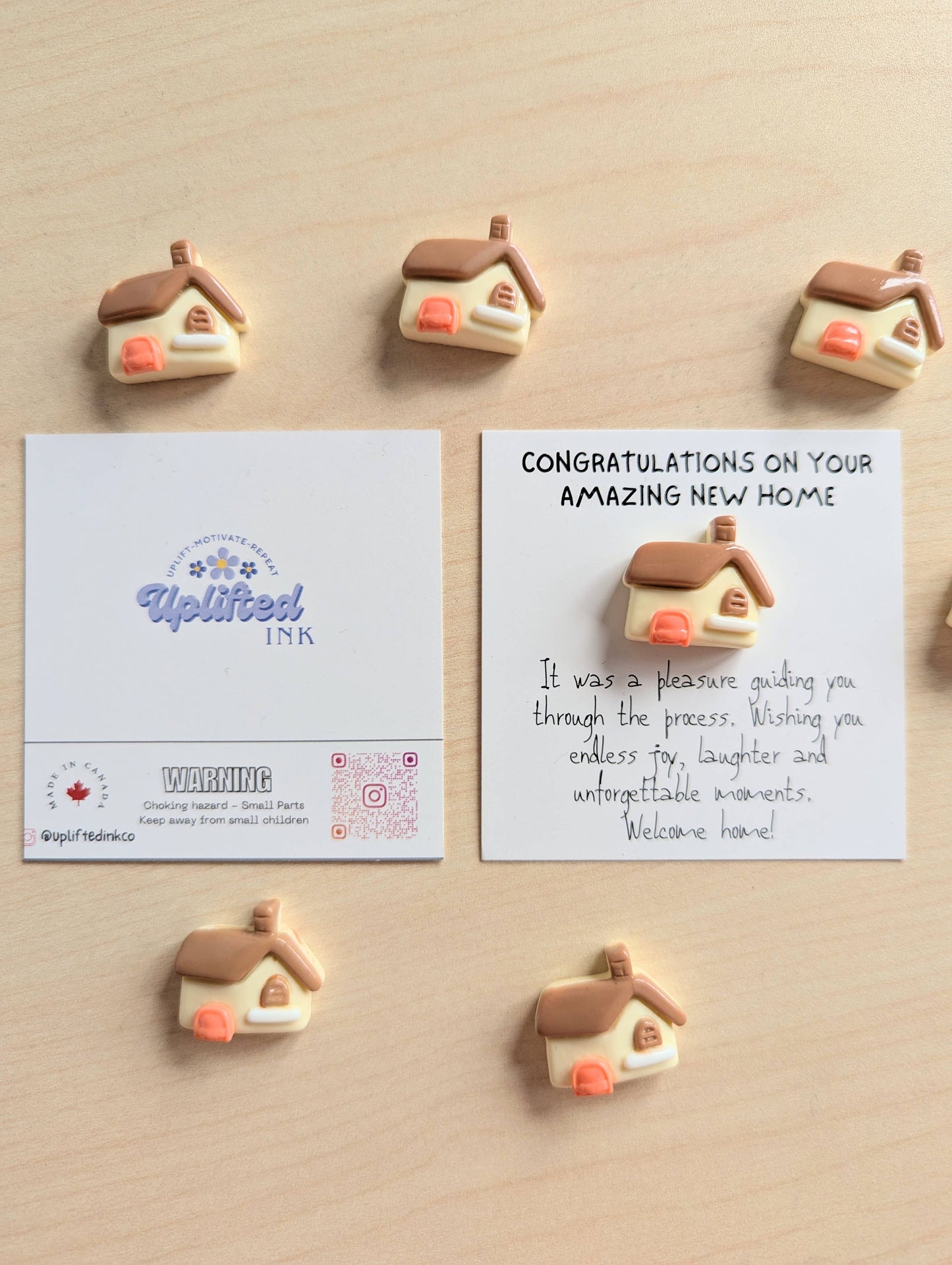 Uplifted Ink - Realtor New Home Card – Congratulations Welcome Home Note