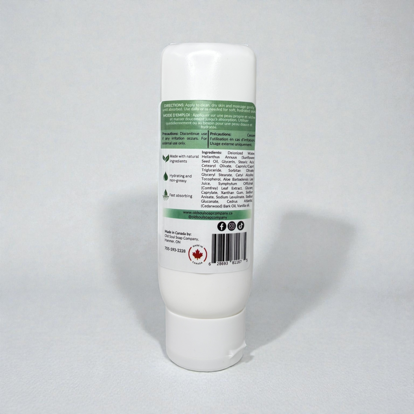 Old Soul Soap Company Inc. - Natural Body Lotion: Minimalist