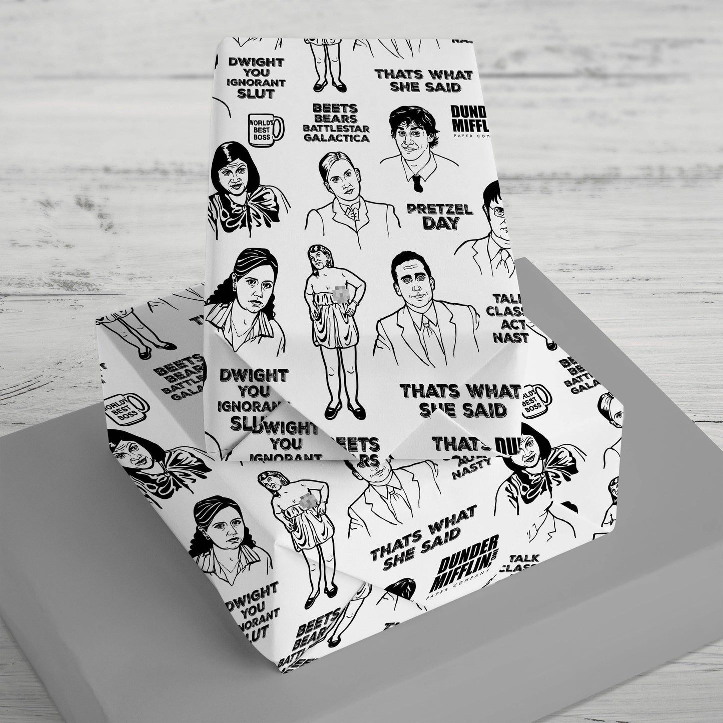 The Office Gift Wrap 24"x36" Sheet