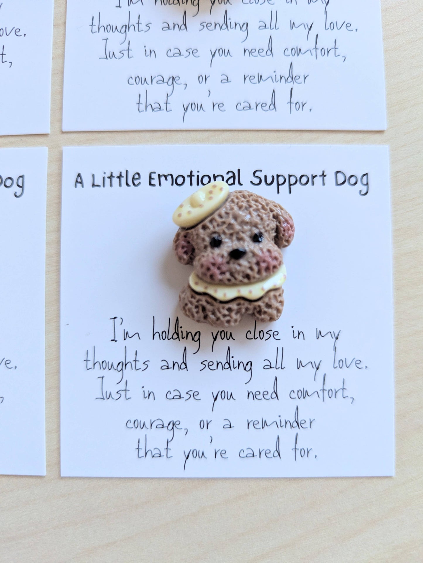 Uplifted Ink - Emotional Support Dog Card Sympathy, Encouragement & Thinkin