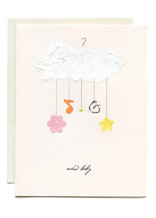 FLAUNT HANDMADE CORRESPONDENCES - "Congratulations" Baby Mobile