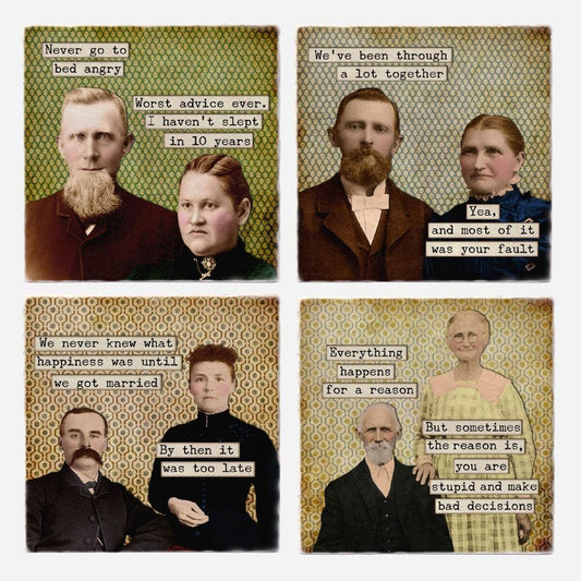 Versatile Coasters Canada - Wedded Bliss Coasters Singles