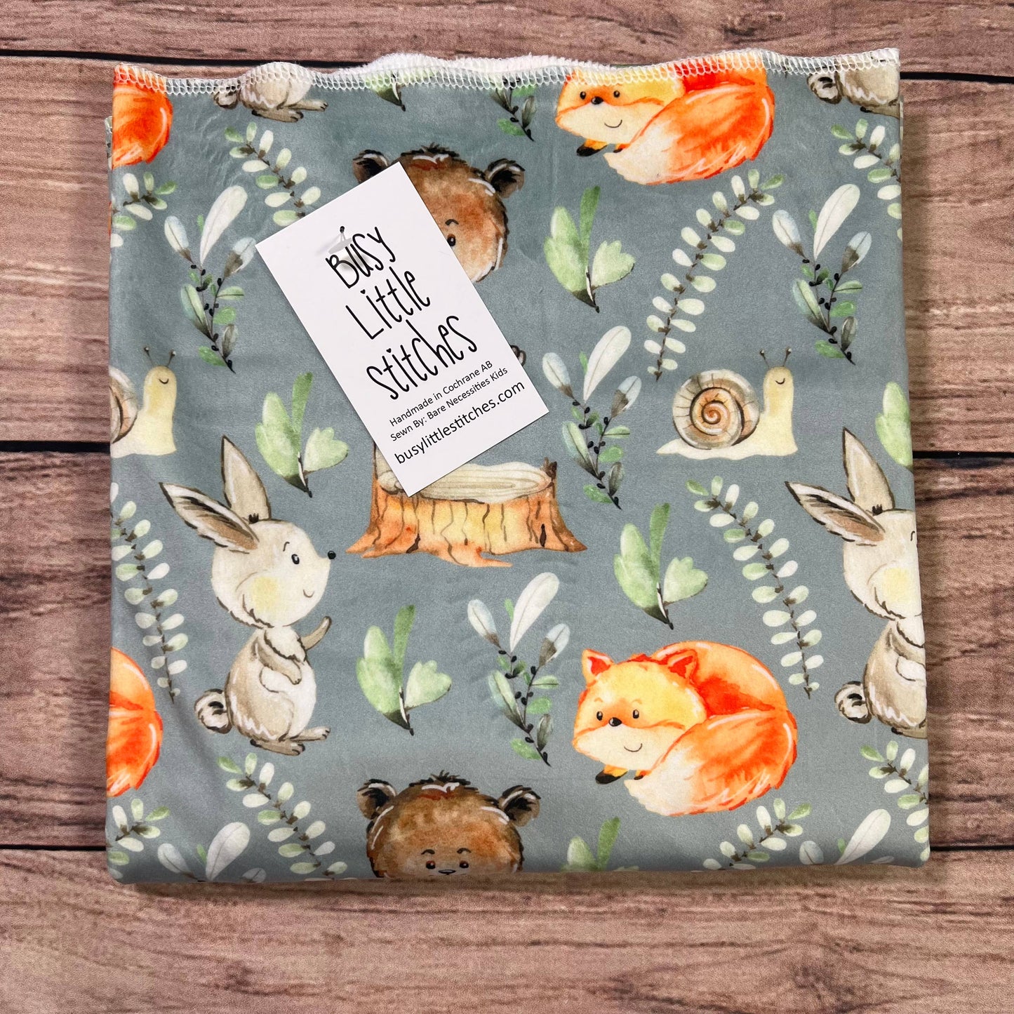 Busy Little Stitches - Fern Friends Toddler Blanket