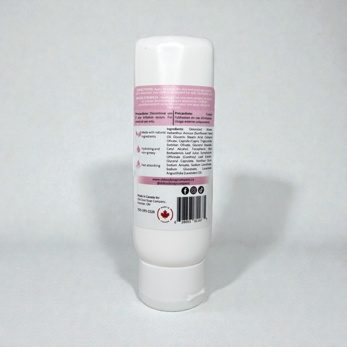 Old Soul Soap Company Inc. - Natural Body Lotion: Minimalist