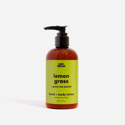 Epic Blend - Lemongrass Hand and Body Lotion: 8oz