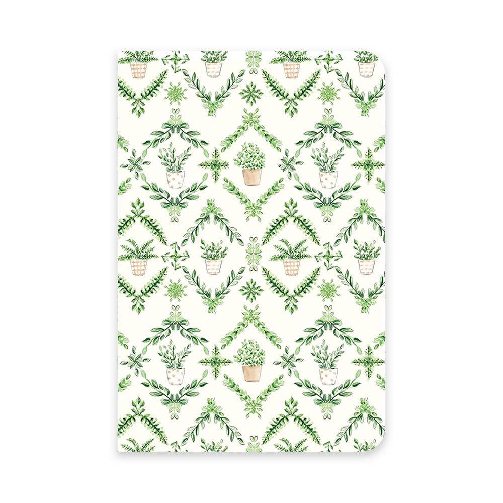 Almeida Illustrations - English Botanical Garden Notebook - 48 Lined Pages