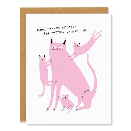 Badger & Burke - Patient Cat - Mother's Day Card