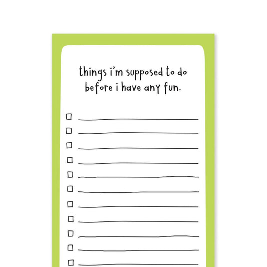 carolyndraws - Before I Have Any Fun Notepad