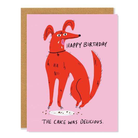 Badger & Burke - Delicious Cake - Birthday Greeting Card