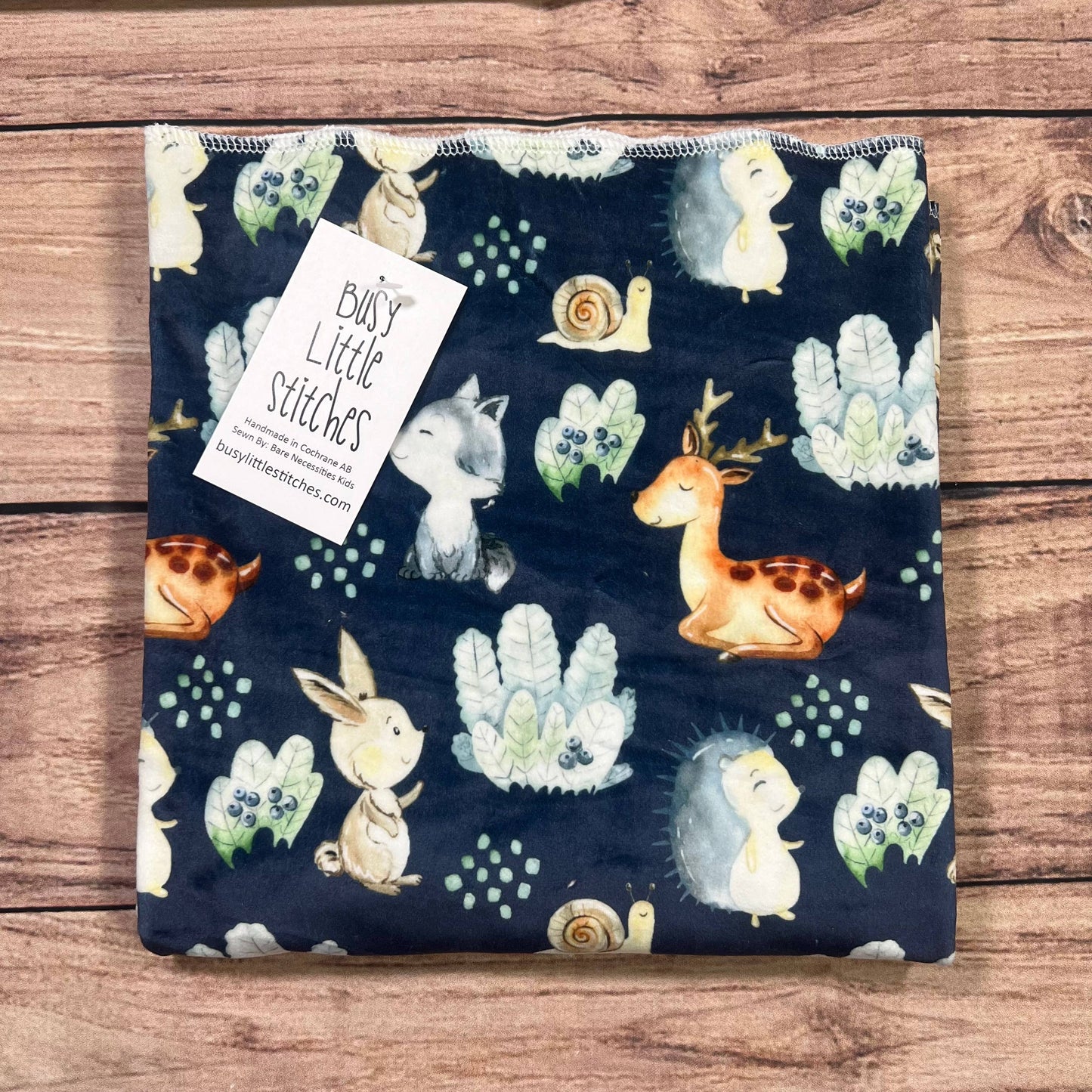 Busy Little Stitches - Berry Friends Toddler Blanket