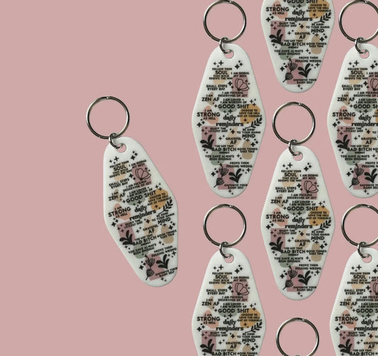The Playful Pineapple - Daily reminders keychain