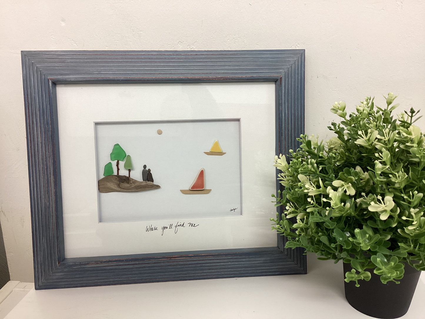 The Whispering Pebble- Framed Art